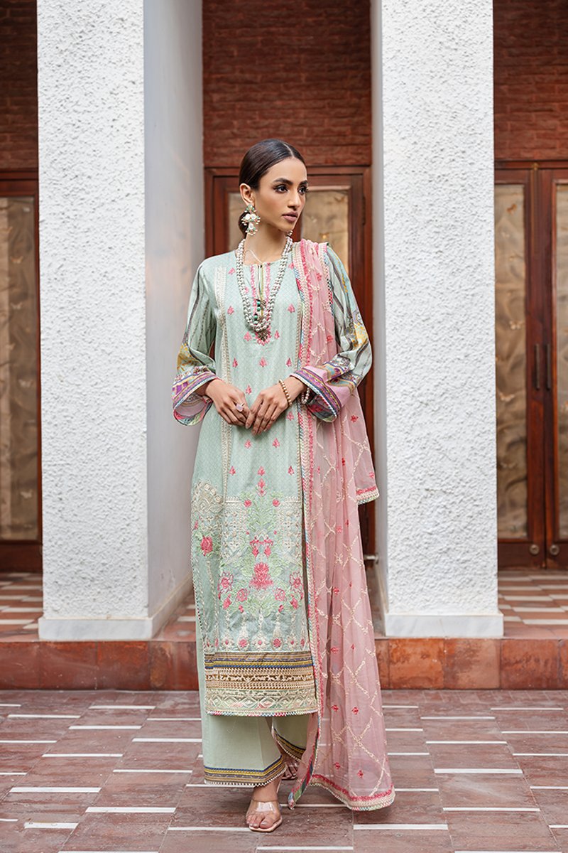Florence By Rang Rasiya Embroidered Lawn Suits Unstitched 3 Piece FL - 02 Meena