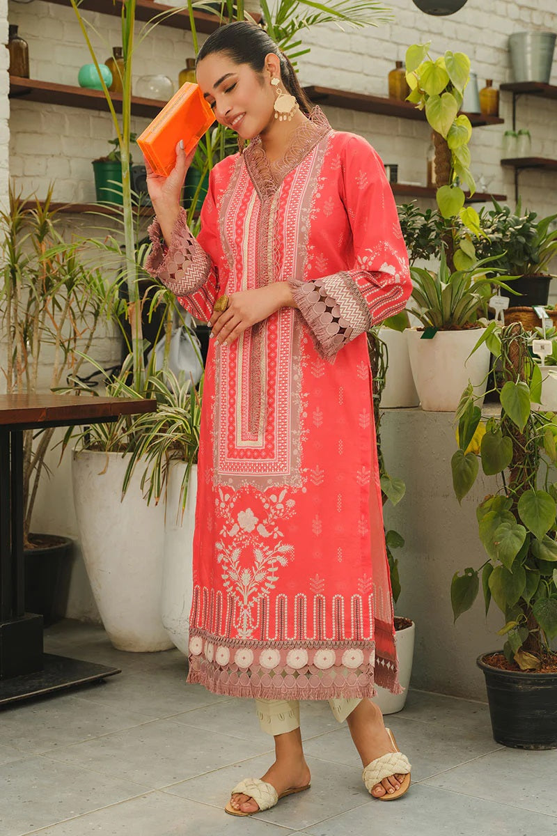 Rang Rasiya Printed Lawn Unstitched Kurti RRT-02 Jasper - Pret Collection
