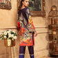 NUR Rang Barang Printed Linen Unstitched 2pc Suit - RB 02