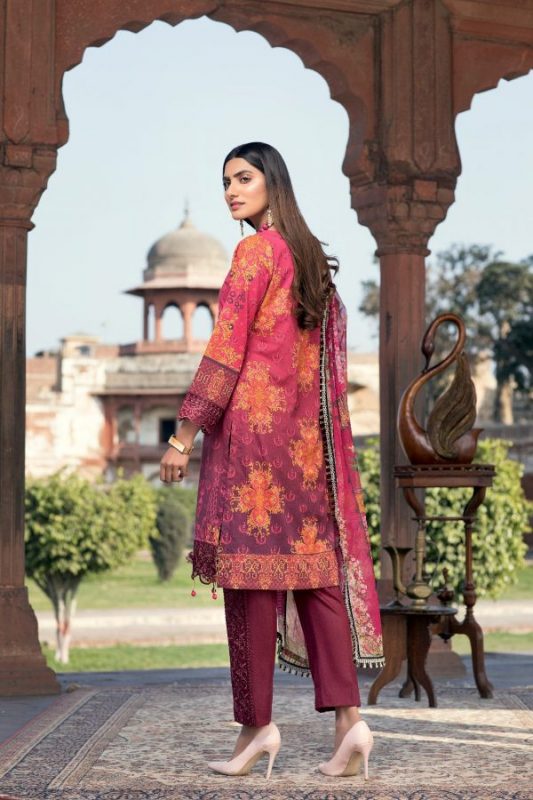 Azure Embroidered Lawn Unstitched 3 Piece Suit - 02 Rustic Galore