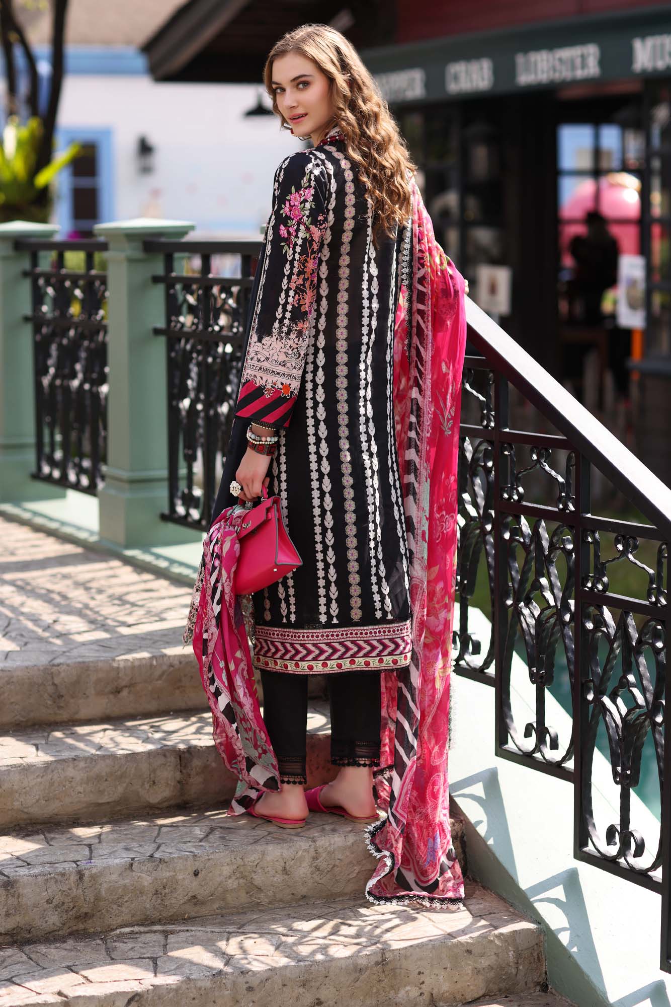 Noor by Saadia Asad Embroidered Lawn Suits Unstitched 3 Piece D-2B