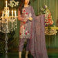 Noor e Ghazal by Fanoos Embroidered Chiffon Unstitched 3 Piece Suit - 02 Day Lilac