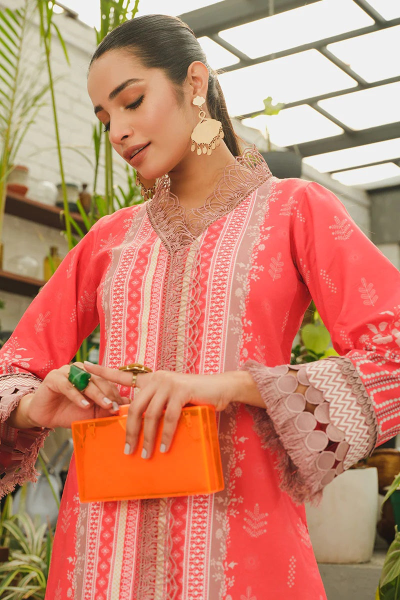 Rang Rasiya Printed Lawn Unstitched Kurti RRT-02 Jasper - Pret Collection