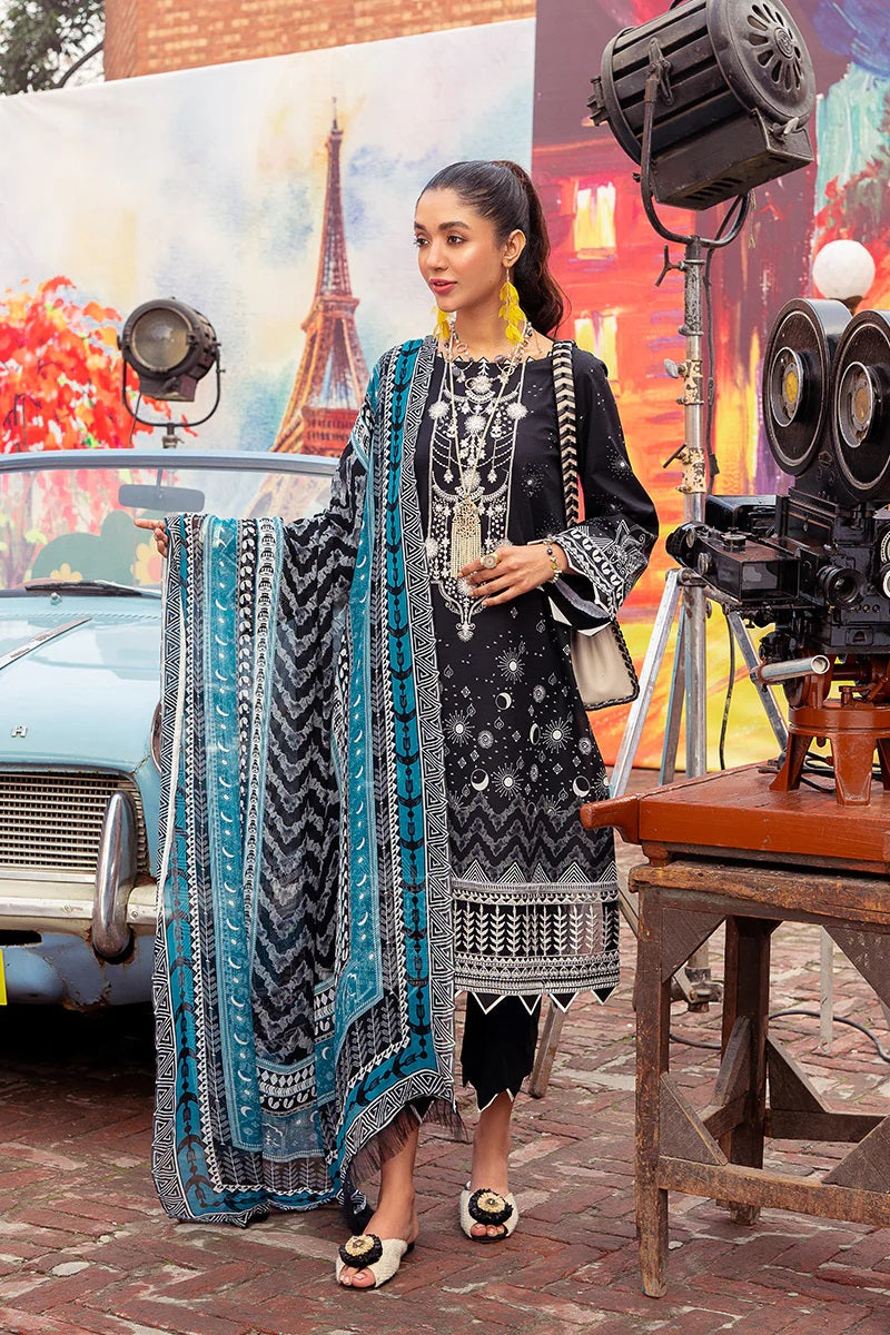 Lifestyle By Rang Rasiya Embroidered Lawn Suits Unstitched 3 Piece RR22PL - D2 Celestial
