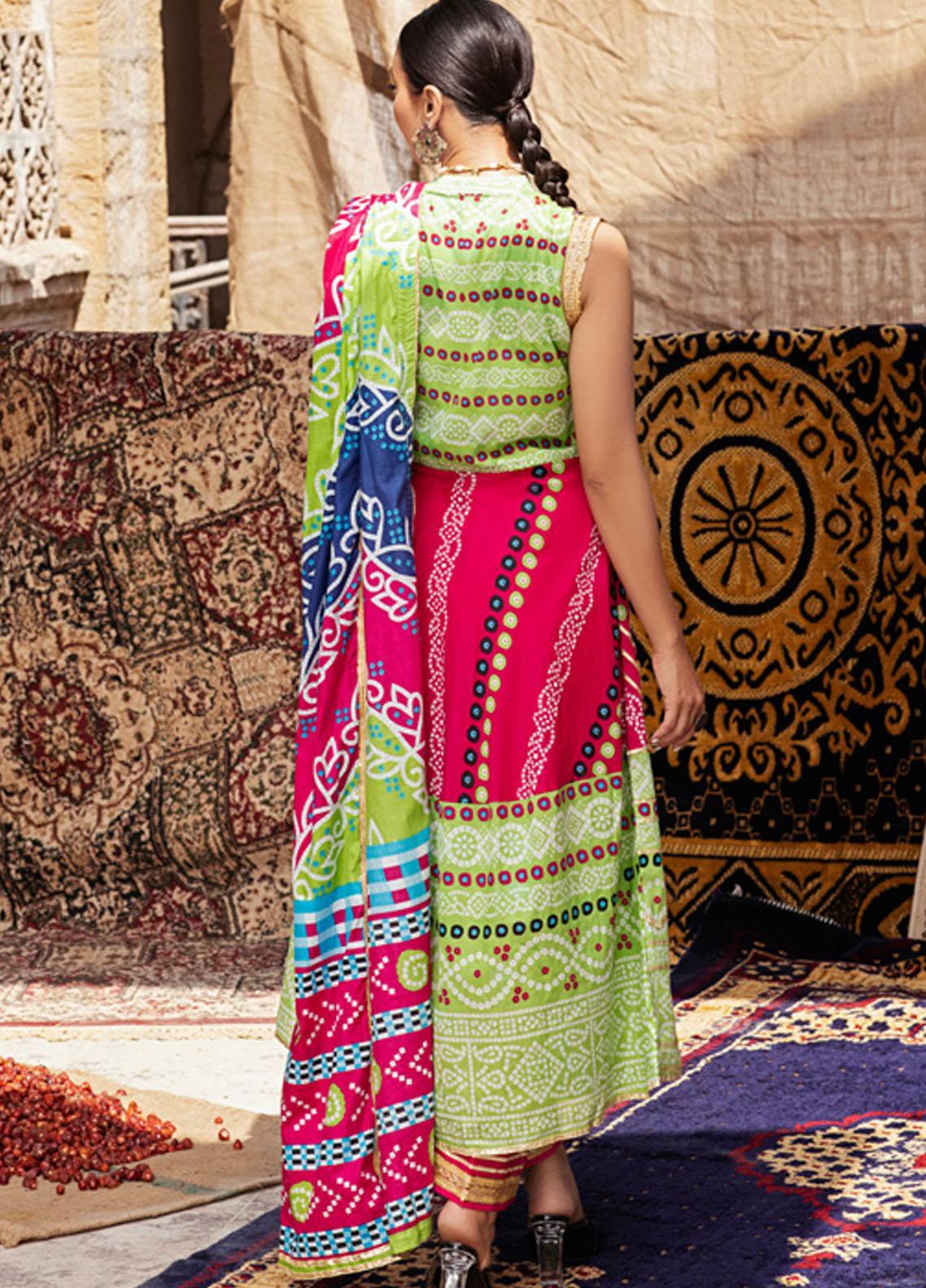 Monsoon by Al Zohaib Printed Lawn Suits Unstitched 3 Piece - 2C - Summer Collection