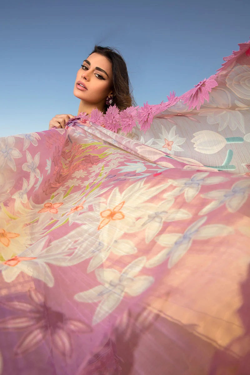 Rang Rasiya Embroidered Premium Lawn Suits Unstitched 3 Piece RR-02 Camila