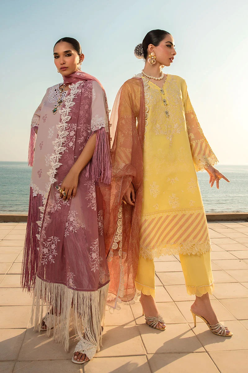 Florence By Rang Rasiya Embroidered Lawn Suits Unstitched 3 Piece RRF-2 Dahlia