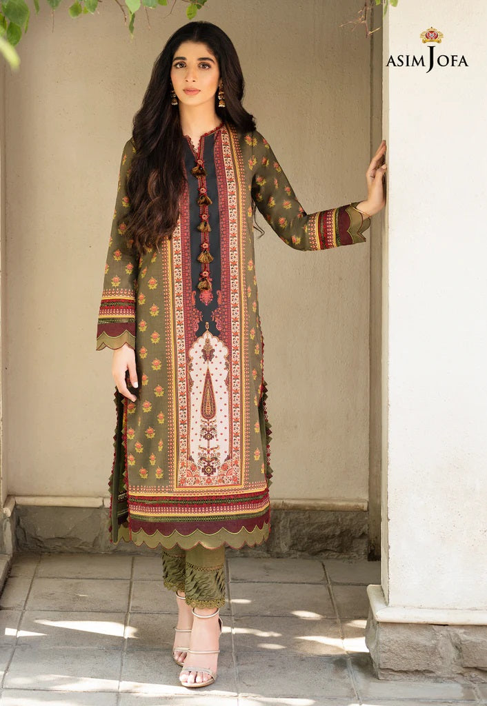 Rania by Asim Jofa Embroidered Lawn Suits Unstitched 2 Piece AJRP-30
