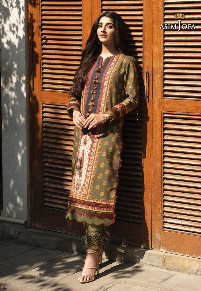 Rania by Asim Jofa Embroidered Lawn Suits Unstitched 2 Piece AJRP-30