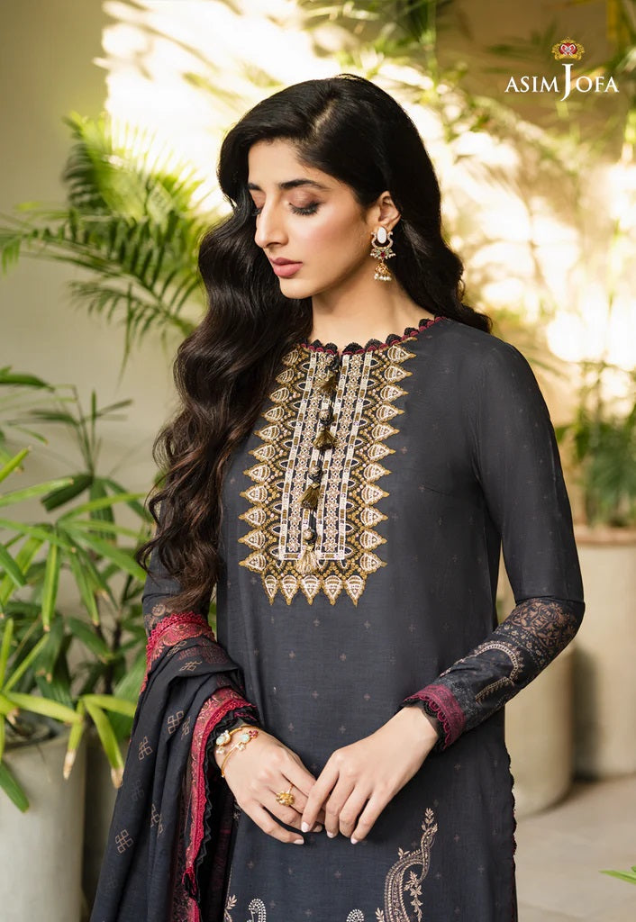 Rania by Asim Jofa Embroidered Lawn Suits Unstitched 3 Piece AJRP-32