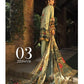 Jazmin iRis Embroidered Linen 3 Piece Unstitched Dress - 03 ZEPHYR