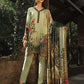 Jazmin iRis Embroidered Linen 3 Piece Unstitched Dress - 03 ZEPHYR