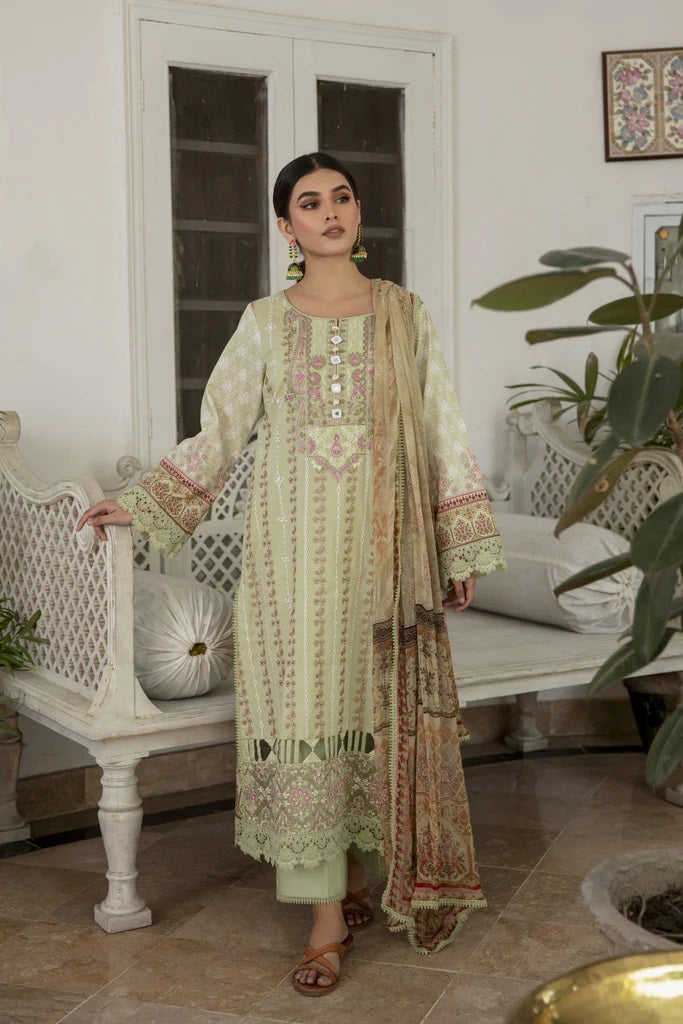 Afsaneh By Aabyaan Embroidered Lawn Suits Unstitched 3 Piece AL-03 Wahima