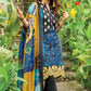 Zainab Chottani Embroidered Lawn Unstitched 3 Piece Suit - 3A Dandelion Shadows