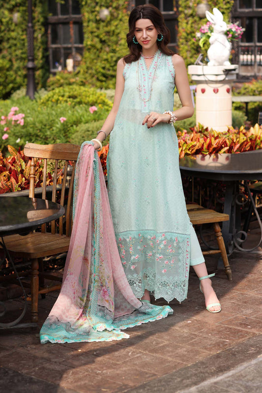 Noor by Saadia Asad Embroidered Lawn Suits Unstitched 3 Piece D-3A