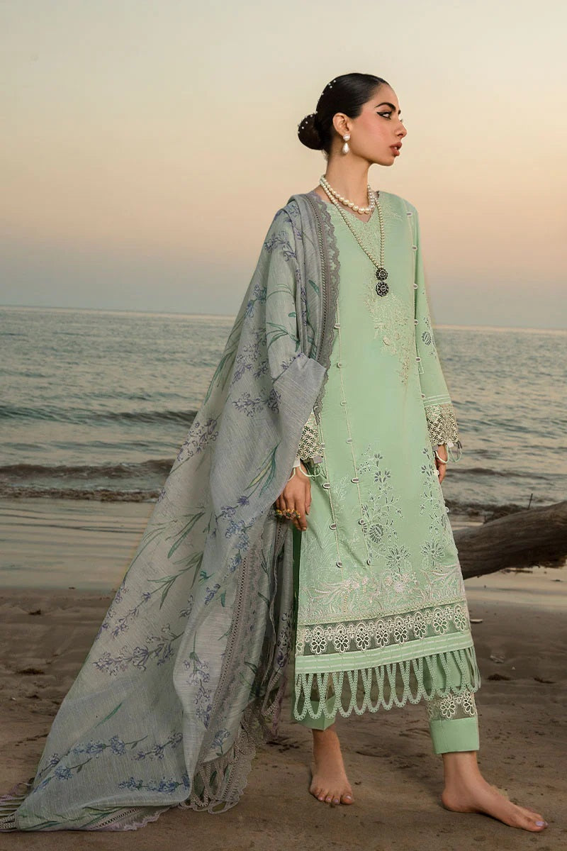 Florence By Rang Rasiya Embroidered Lawn Suits Unstitched 3 Piece RRF-3 Iris
