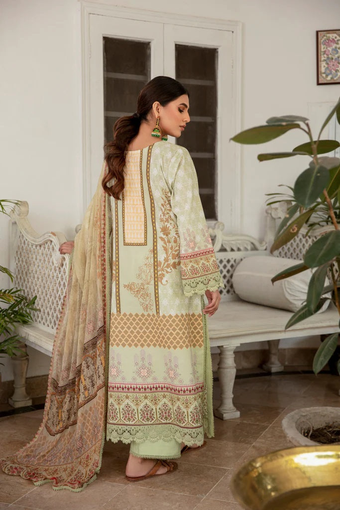 Afsaneh By Aabyaan Embroidered Lawn Suits Unstitched 3 Piece AL-03 Wahima