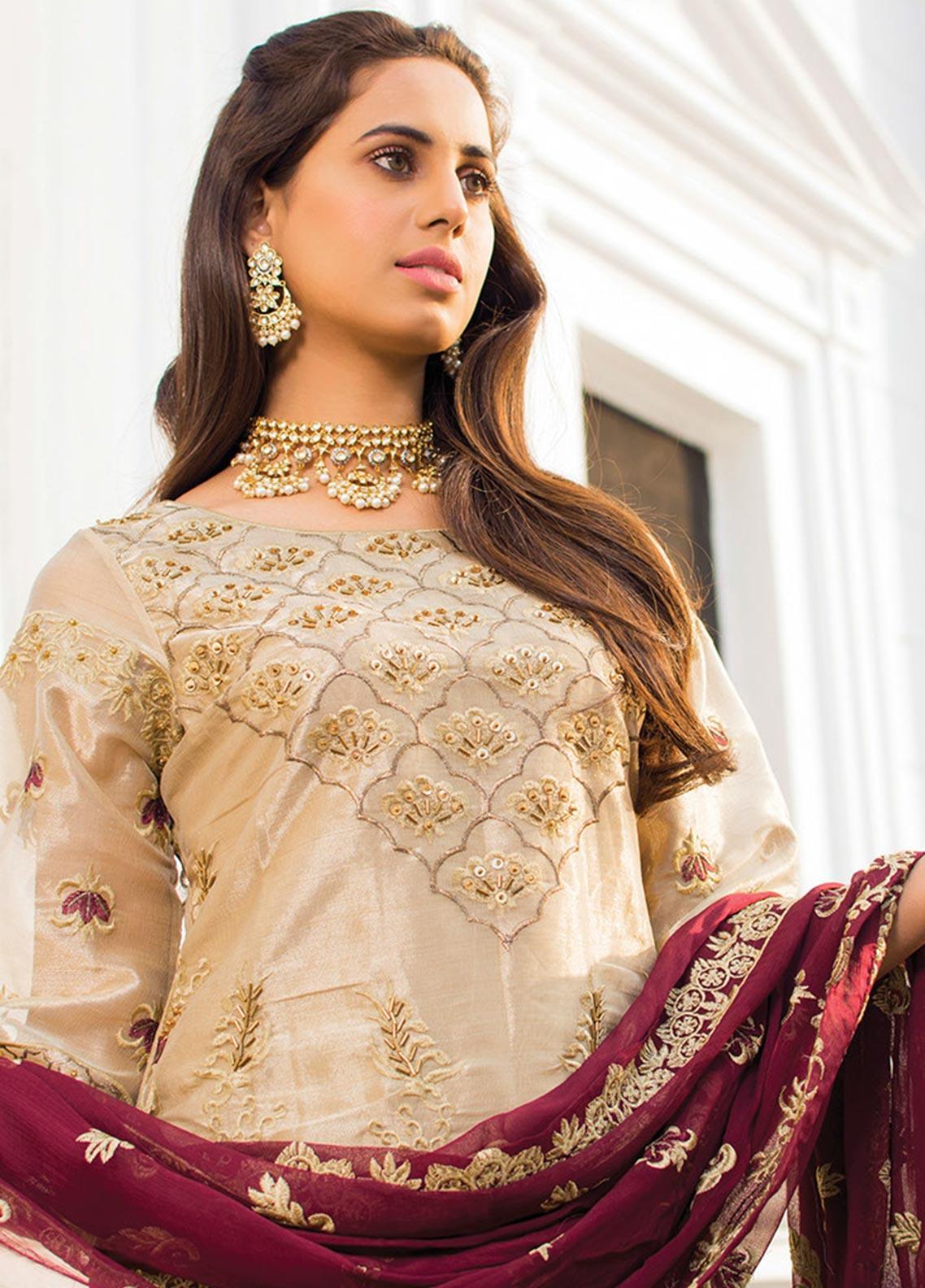 Noorma Kamal Embroidered Missouri Unstitched 3 Piece Suit NK - 03 Marigold