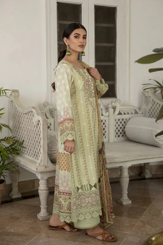 Afsaneh By Aabyaan Embroidered Lawn Suits Unstitched 3 Piece AL-03 Wahima