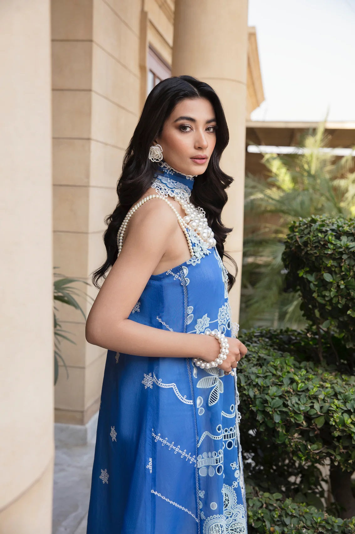 Sable Vogue Embroidered Lawn Suits Unstitched 3 Piece SL-03-23-V1 NEBULA - Luxury Collection