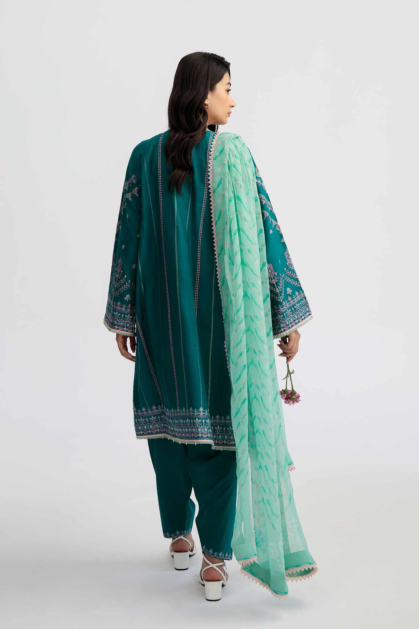 Coco by Zara Shahjahan Embroidered Lawn Suits Unstitched 3 Piece Z23-4a