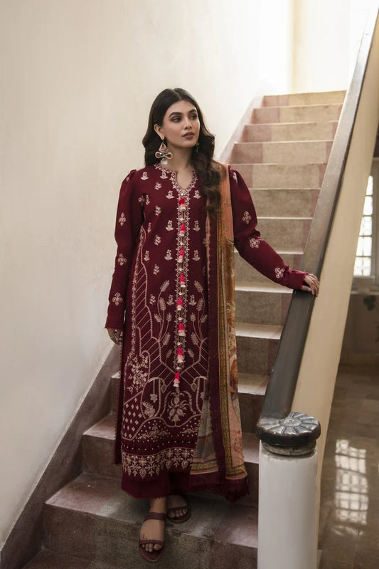 Afsaneh By Aabyaan Embroidered Lawn Suits Unstitched 3 Piece AL-04 Gulaal