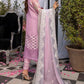 Azure Luxe Festive Organza 3 Piece Unstitched Suit - 04 Lotus