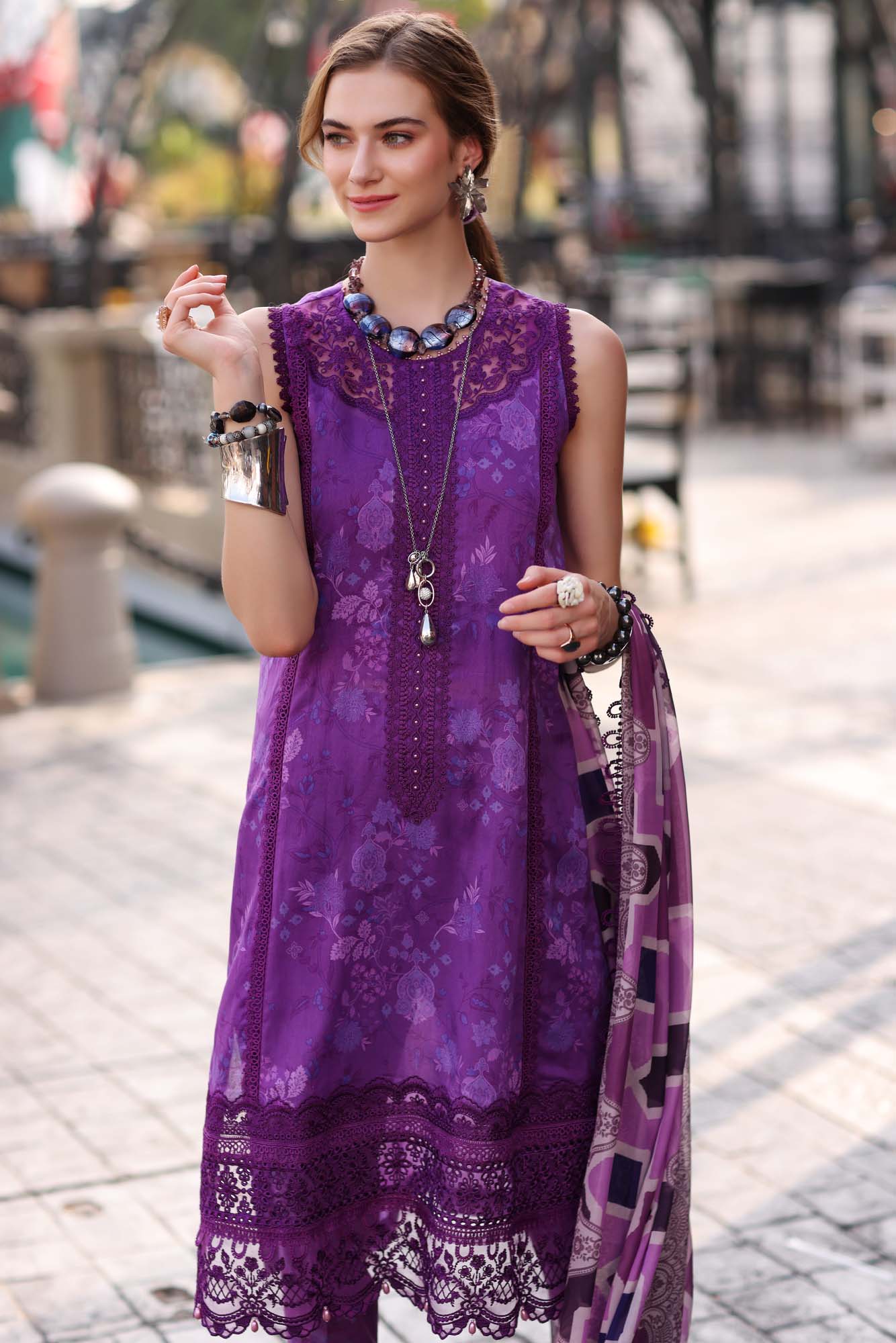 Noor by Saadia Asad Embroidered Lawn Suits Unstitched 3 Piece D-4A