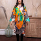 Adan Libas Printed Cambric Stitched Kurti - C1 04