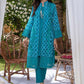 Azure Formal Embroidered Organza Unstitched 1 Piece Kurti - 04 Prism Blue