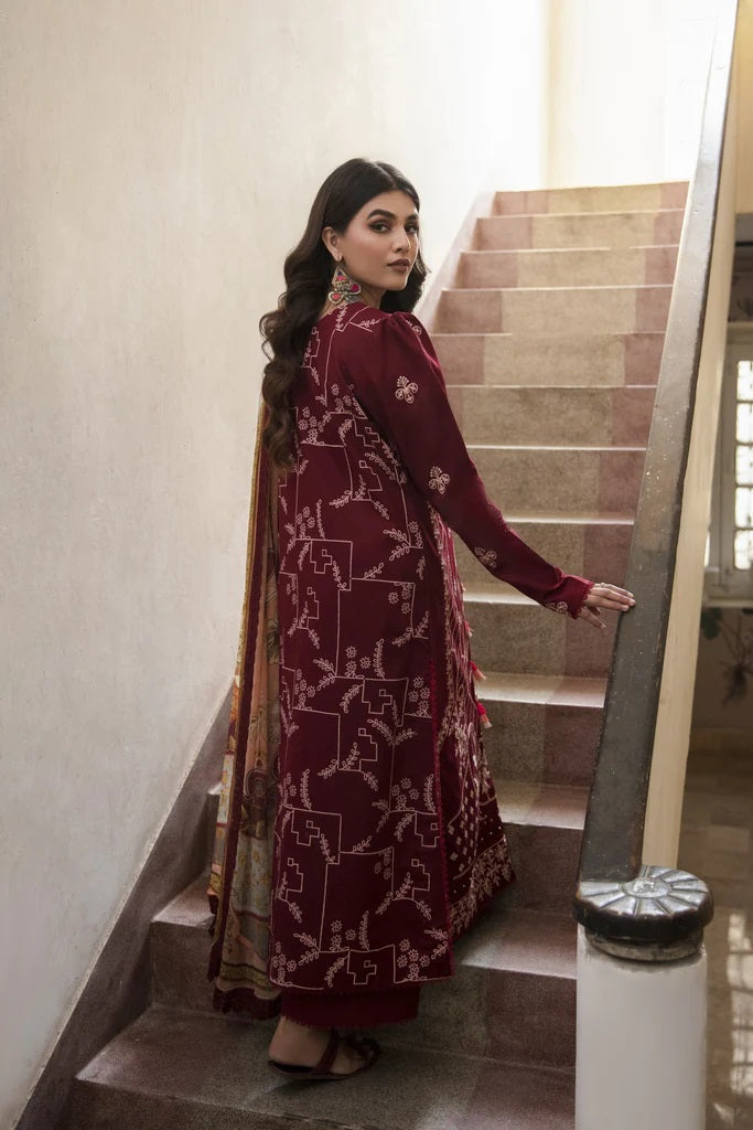 Afsaneh By Aabyaan Embroidered Lawn Suits Unstitched 3 Piece AL-04 Gulaal
