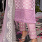 Azure Luxe Festive Organza 3 Piece Unstitched Suit - 04 Lotus