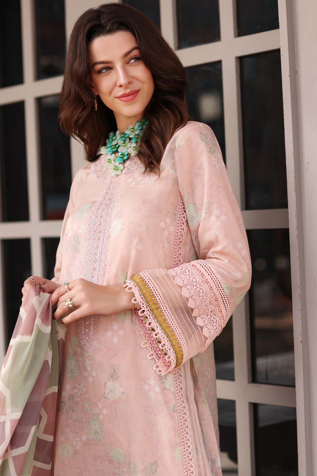 Noor by Saadia Asad Embroidered Lawn Suits Unstitched 3 Piece D-4B