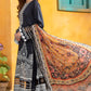 Jahanara Embroidered Lawn Suits Unstitched 3 Piece J16-04 Black