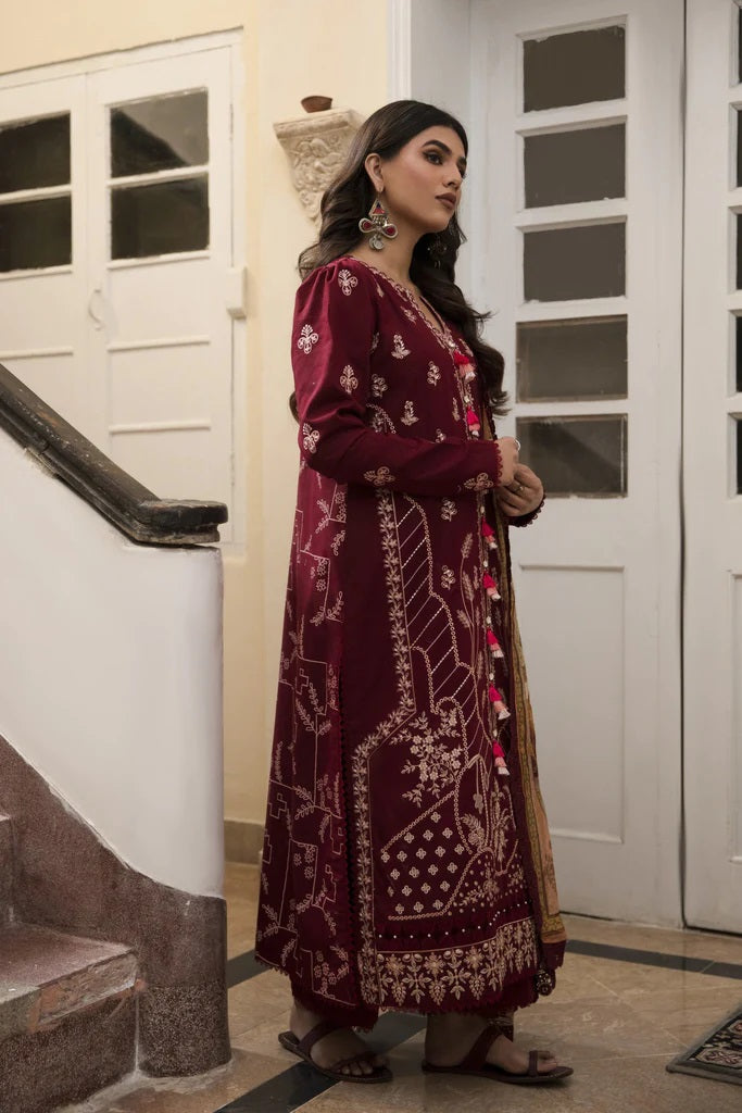 Afsaneh By Aabyaan Embroidered Lawn Suits Unstitched 3 Piece AL-04 Gulaal