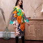 Adan Libas Printed Cambric Stitched Kurti - C1 04