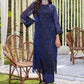 Azure Formal Embroidered Chiffon Unstitched 1 Piece Kurti - 05 Deep Opal