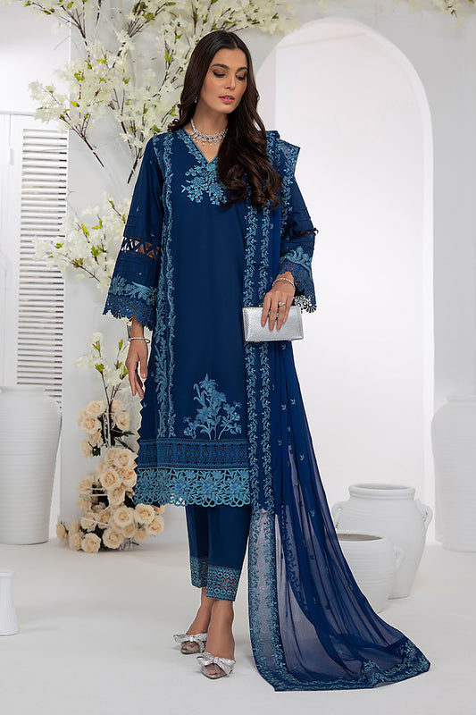 Azure Embroidered Lawn Suits Unstitched 3 Piece AZFL 55 Blooming Freesia