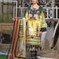 Salitex Cotton Satin Embroidered 3 Piece Unstitched Suit - WK 580