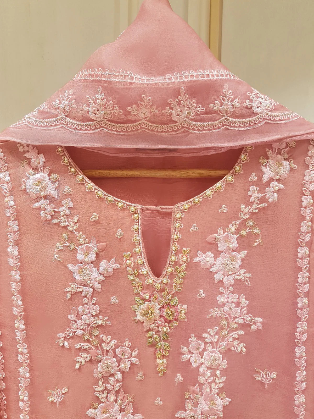 Agha Noor 2pc Pure Organza Stitched Shirt with Dupatta HD-885601