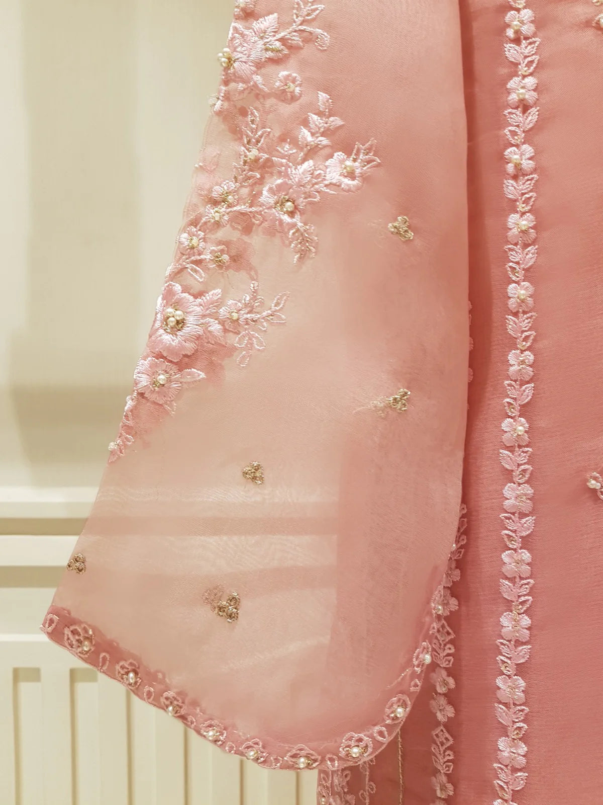 Agha Noor 2pc Pure Organza Stitched Shirt with Dupatta HD-885601