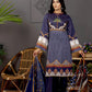 Orchid Digital Printed Lawn Unstitched 3 Piece Suit with Silk Dupatta - 05