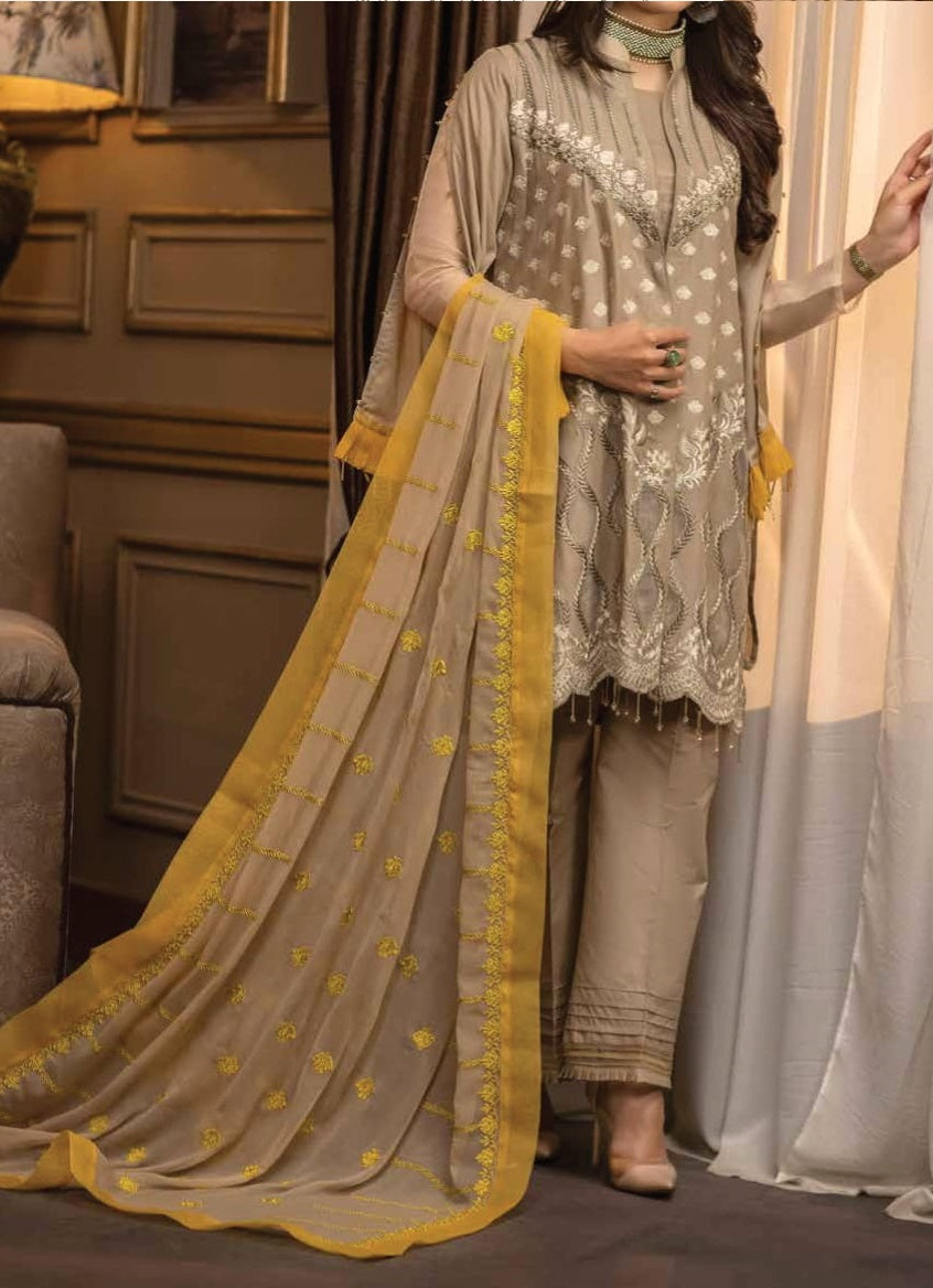 Pairahan Embroidered Chikankari Lawn Suits Unstitched 3 Piece D-05