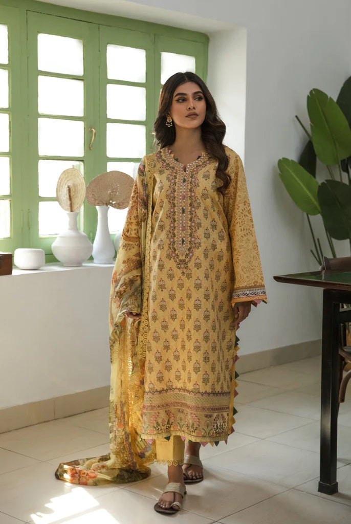 Afsaneh By Aabyaan Embroidered Lawn Suits Unstitched 3 Piece AL-05 Rawa