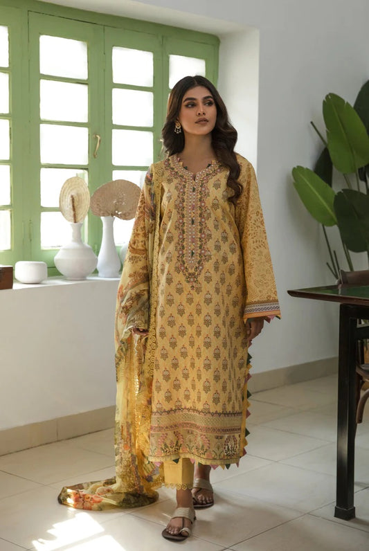 Afsaneh By Aabyaan Embroidered Lawn Suits Unstitched 3 Piece AL-05 Rawa