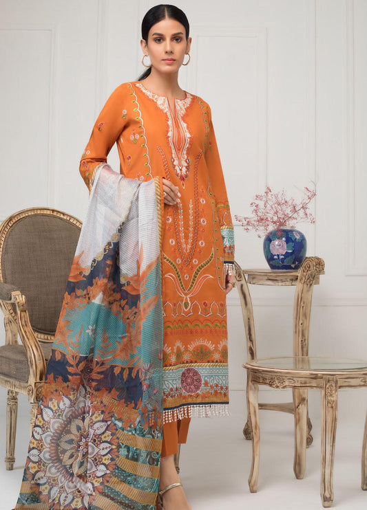 Kalyan Festive Embroidered Lawn Unstitched 3 Piece Suit – K2-05