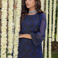 Azure Formal Embroidered Chiffon Unstitched 1 Piece Kurti - 05 Deep Opal