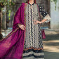 Zainab Chottani Embroidered Chikankari Lawn Unstitched 3 Piece Suit - 5A Colour Scape Fusion