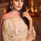 Zebtan Zircon Embroidered Chiffon Unstitched 3 Piece Suit - ZQ-05