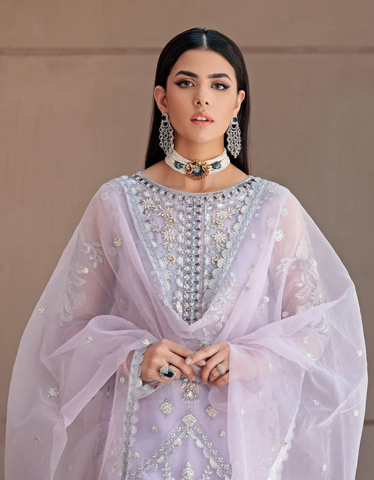 Nafasat By Emaan Adeel Embroidered Organza Suits Unstitched 3 Piece NF-05